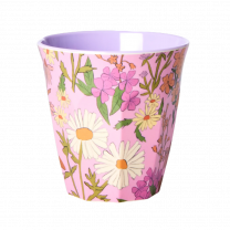 Rice melamine beker daisy dearest madeliefjes roze www.littlelegends.nl