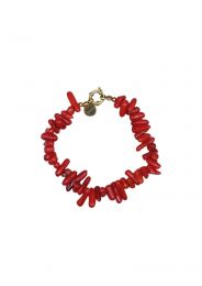 Bonnie Studios armband flint rood www.littlelegends.nl
