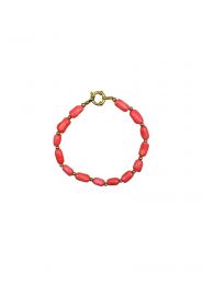 Bonnie Studios Tommy Gold Pink armband www.littlelegends.nl