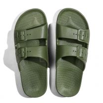 Waterbestendige, milieuvriendelijke Freedom Moses Cactus slippers groen voor kinderen, jongens, meisjes en dames