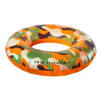 Swim Essentials zwemband camo camouflage oranje www.littlelegends.nl