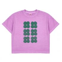 Yelly Mallow Clover T-Shirt Paars