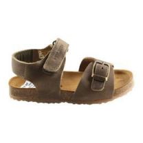 Develab, sandalen, sandaal, sandaaltjes, kaki, groen, jongens, boys, kids, klittenband, 