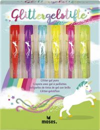 Moses gelglitterpennen unicorn www.littlelegends.nl
