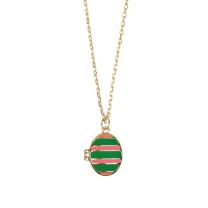 A new Day amsterdam ketting medallion green pink www.littlelegends.nl