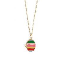 A New Day amsterdam enamel ketting medaillon multi www.littlelegends.nl