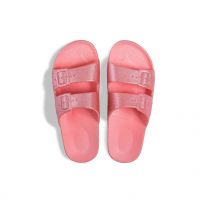 Waterbestendige, milieuvriendelijke Freedom Moses Crush slippers roze voor meisjes