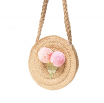 ICE CREAM KINDERTASJE, tasje voor kinderen met pastel ijsje in glitter hoorntje, zomer, ijs, www.littlelegends.nl
