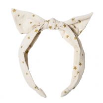 SCATTERED STARS IVORY TIE HAARBAND