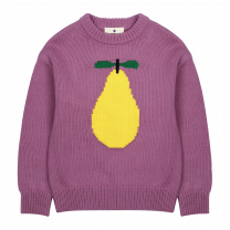 Jelly Mallow Pear Sweater paars www.littlelegends.nl