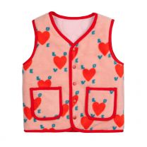 Jelly Mallow gilet hartjes roze reversible www.littlelegends.nl