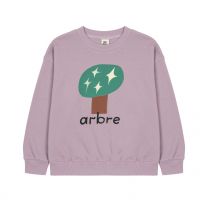 Jelly Mallow lila sweatshirt unisex arbre boom www.littlelegends.nl