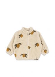 Konges Slojd Jody Teddy jacket mon grand citron sage www.littlelegends.nl