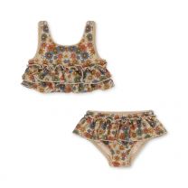 Konges Slojd bikini bloemen meisjes ruches glitters www.littlelegends.nl