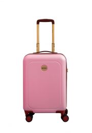 Mosz roze handbagage koffer met gouden details
