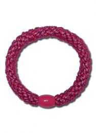 Mast studio haarelastiekje cerise glitter www.littlelegends.nl