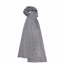 Mingo sjaal gestreept stripe zwart wit www.littlelegends.nl