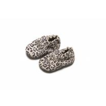 MOCKIES FIRST STEPS LEOPARD GREY