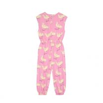 Jelly Mallow Peace Jumpsuit roze vogels www.littlelegends.nl