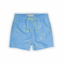 Sproet en Sprout zwembroek lichtblauw logo print www.littlelegends.nl