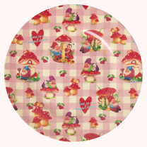 RICE DINERBORD LOBVE THERAPY GNOME PRINT