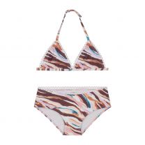 Shiwi Painted Stripe triangle bikini www.littlelegends.nl