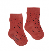 LITTLE INDIANS BABY SOKKEN DOTS - CANYON CLAY