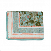 TABLE CLOTH MEERA BLUE GREEN