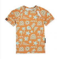 Beach en Bandits UV T-shirt paradise print blue www.littlelegends.nl
