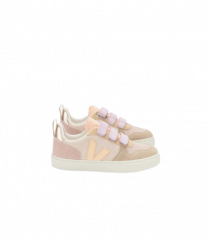 Veja, sneakers, schoenen, kinderschoenen, pastel, pastelkleuren, meisjes, roze, lila, meisjesschoenen, little legends, klittenband