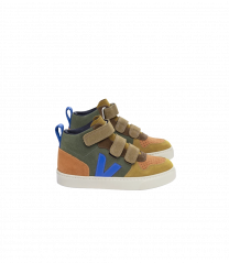Veja v10 mid suede multico mud paros www.littlelegends.nl