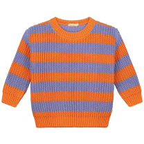 Chunky Knitted WOMEN'S Sweater - HAPPY STRIPES