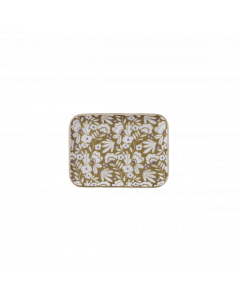 Bonheur du Jour plateu klein geel bloemen www.littlelegends.nl