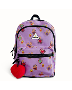 Little Legends Backpack Milagros Heart Lilac www.littlelegends.nl schooltas kinderrugzak