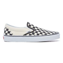 Checker vans deals slip ons