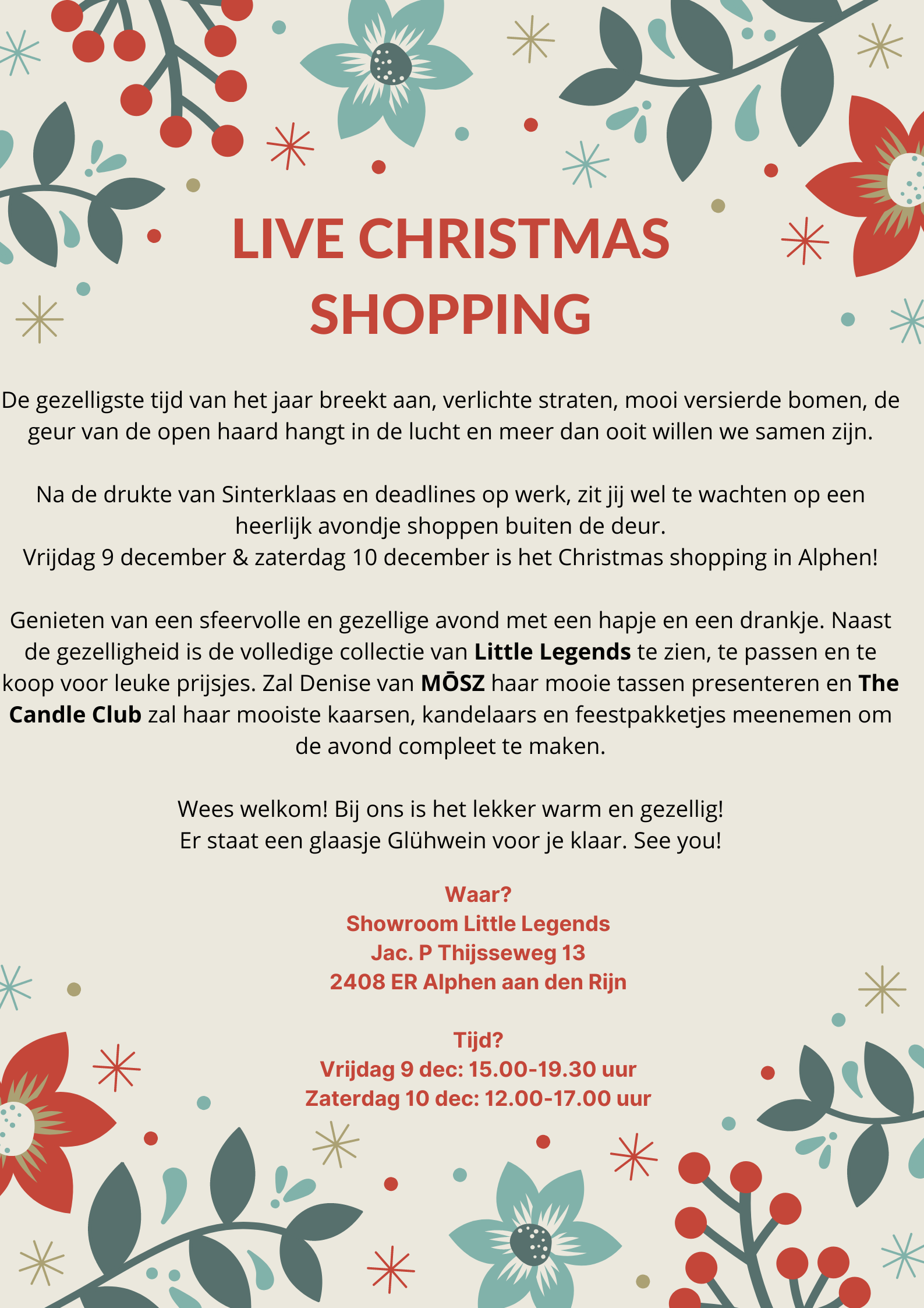 LIVE CHRISTMAS SHOPPING