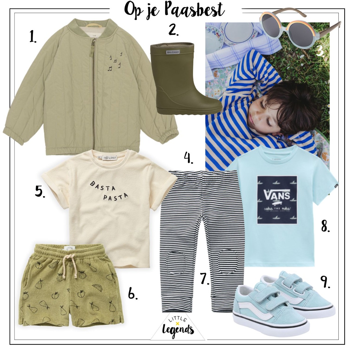 Paasoutfit jongens Little Legends
